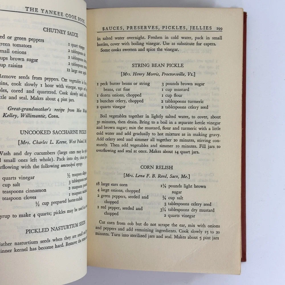 The Yankee Cook Book Imogene Wolcott 1963 New England Recipes Vintage Hardcover